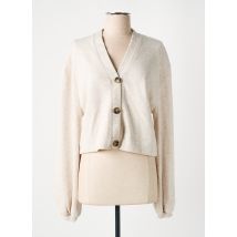 RAGDOLL - Gilet manches longues beige en modal - Femme - Taille 34 - Modz