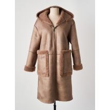 JAKKE - Manteau long marron en polyester - Femme - Taille 34 - Modz