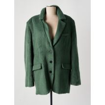 RAIINE - Manteau court vert en laine - Femme - Taille 36 - Modz
