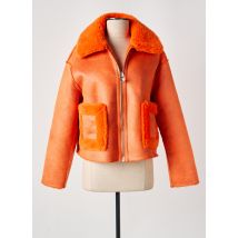 JAKKE - Manteau court orange en polyester - Femme - Taille 34 - Modz