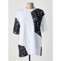 KOCHÉ - Tunique manches courtes blanc en coton - Femme - Taille 36 - Modz