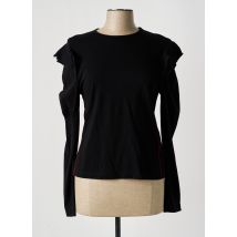 KOCHÉ - T-shirt noir en coton - Femme - Taille 36 - Modz