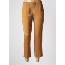 SAMSOE & SAMSOE - Pantalon 7/8 marron en viscose - Femme - Taille 34 - Modz