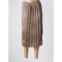 RAGDOLL - Jupe mi-longue beige en polyester - Femme - Taille 34 - Modz