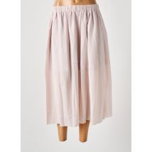 SAMSOE & SAMSOE - Jupe mi-longue beige en polyester - Femme - Taille 34 - Modz