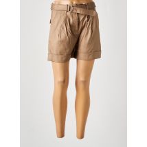 SAMSOE & SAMSOE - Short marron en coton - Femme - Taille 36 - Modz
