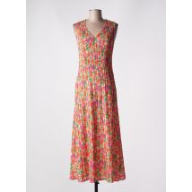 LEO & UGO - Robe longue orange en polyester - Femme - Taille 38 - Modz
