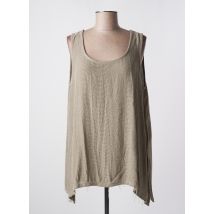 OZAI N KU - Tunique sans manche vert en viscose - Femme - Taille 40 - Modz