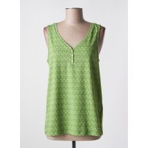 TRANQUILLO - Débardeur vert en coton - Femme - Taille 38 - Modz
