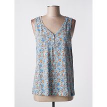 TRANQUILLO - Débardeur bleu en coton - Femme - Taille 40 - Modz