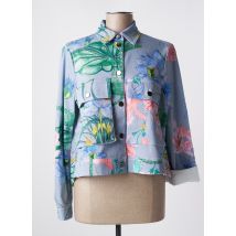 TRICOT CHIC - Veste casual bleu en coton - Femme - Taille 44 - Modz