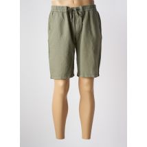 FYNCH-HATTON - Bermuda vert en lin - Homme - Taille 44 - Modz