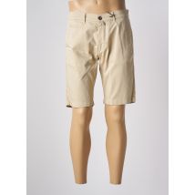 PIERRE CARDIN - Bermuda beige fonce en coton - Homme - Taille W34 - Modz