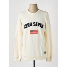 HERO SEVEN - Pull col roulé beige en coton - Homme - Taille S - Modz