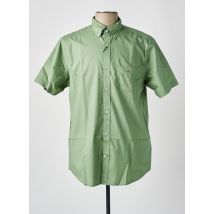 GANT - Chemise manches courtes vert en coton - Homme - Taille L - Modz