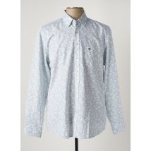 FYNCH-HATTON - Chemise manches longues bleu en coton - Homme - Taille XL - Modz