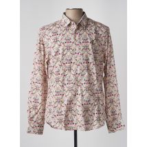 VICOMTEA - Chemise manches longues beige en coton - Homme - Taille L - Modz