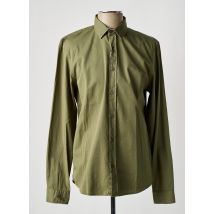 HERO SEVEN - Chemise manches longues vert en coton - Homme - Taille M - Modz