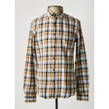 PIERRE CARDIN - Chemise manches longues marron en coton - Homme - Taille S - Modz