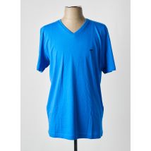FYNCH-HATTON - T-shirt bleu clair en coton - Homme - Taille XL - Modz