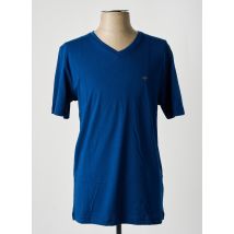 FYNCH-HATTON - T-shirt bleu fonce en coton - Homme - Taille S - Modz
