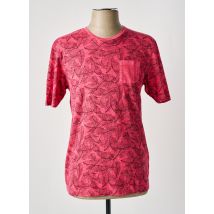 FYNCH-HATTON - T-shirt rose en coton - Homme - Taille M - Modz