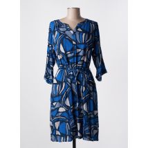 AGATHE & LOUISE - Robe mi-longue bleu en viscose - Femme - Taille 40 - Modz