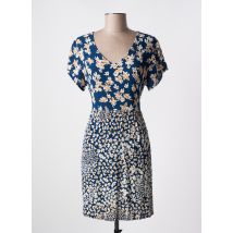 AGATHE & LOUISE - Robe courte bleu en viscose - Femme - Taille 44 - Modz
