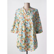 AGATHE & LOUISE - Tunique manches longues bleu en coton - Femme - Taille 38 - Modz