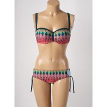 OLYMPIA - Maillot de bain 2 pièces rouge en polyamide - Femme - Taille TU - Modz