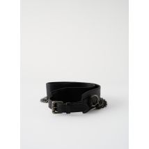 NUE 1904 - Ceinture noir en cuir - Homme - Taille 38 - Modz