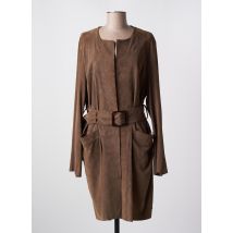 CANADIENNE GRIFFES - Veste en cuir marron en cuir de chèvre - Femme - Taille 40 - Modz