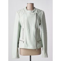 CLOSED - Veste en cuir bleu en cuir d'agneau - Femme - Taille 42 - Modz