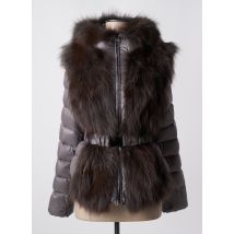 VIOLANTI - Doudoune gris en polyester - Femme - Taille 44 - Modz