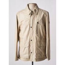 PIERRE CARDIN - Veste en cuir beige en cuir - Homme - Taille 4XL - Modz