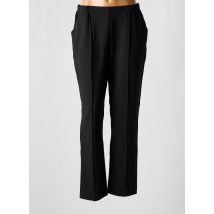 TELMAIL - Pantalon droit noir en viscose - Femme - Taille 54 - Modz