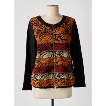 TELMAIL - Gilet manches longues noir en acrylique - Femme - Taille 40 - Modz