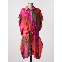 LOLA CASADEMUNT - Robe mi-longue orange en polyester - Femme - Taille 40 - Modz