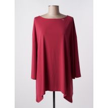 ELEONORA AMADEI - Tunique manches longues rouge en polyester - Femme - Taille 42 - Modz