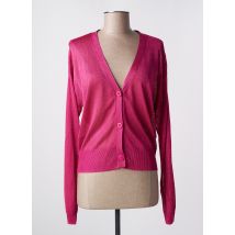 LOLA CASADEMUNT - Gilet manches longues rose en viscose - Femme - Taille 40 - Modz
