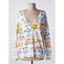 LEO & UGO - Pull blanc en viscose - Femme - Taille 42 - Modz