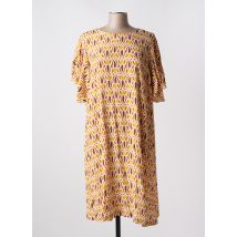 MARIA BELLENTANI - Robe mi-longue jaune en viscose - Femme - Taille 48 - Modz