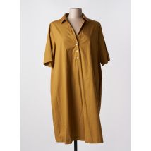 MARIA BELLENTANI - Robe mi-longue marron en coton - Femme - Taille 48 - Modz