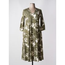 MARIA BELLENTANI - Robe longue vert en coton - Femme - Taille 46 - Modz