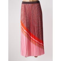 LEO & UGO - Jupe longue orange en polyester - Femme - Taille 42 - Modz