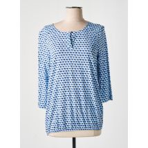 OLSEN - Blouse bleu en coton - Femme - Taille 38 - Modz