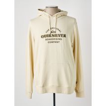 QUIKSILVER - Sweat-shirt à capuche beige en coton - Homme - Taille XXL - Modz