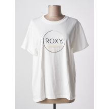 ROXY - T-shirt blanc en coton - Femme - Taille 40 - Modz