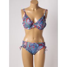 VIOLETTA - Maillot de bain 2 pièces bleu en polyester - Femme - Taille 44 - Modz
