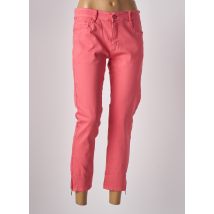 KALISSON - Pantalon 7/8 rose en coton - Femme - Taille 44 - Modz